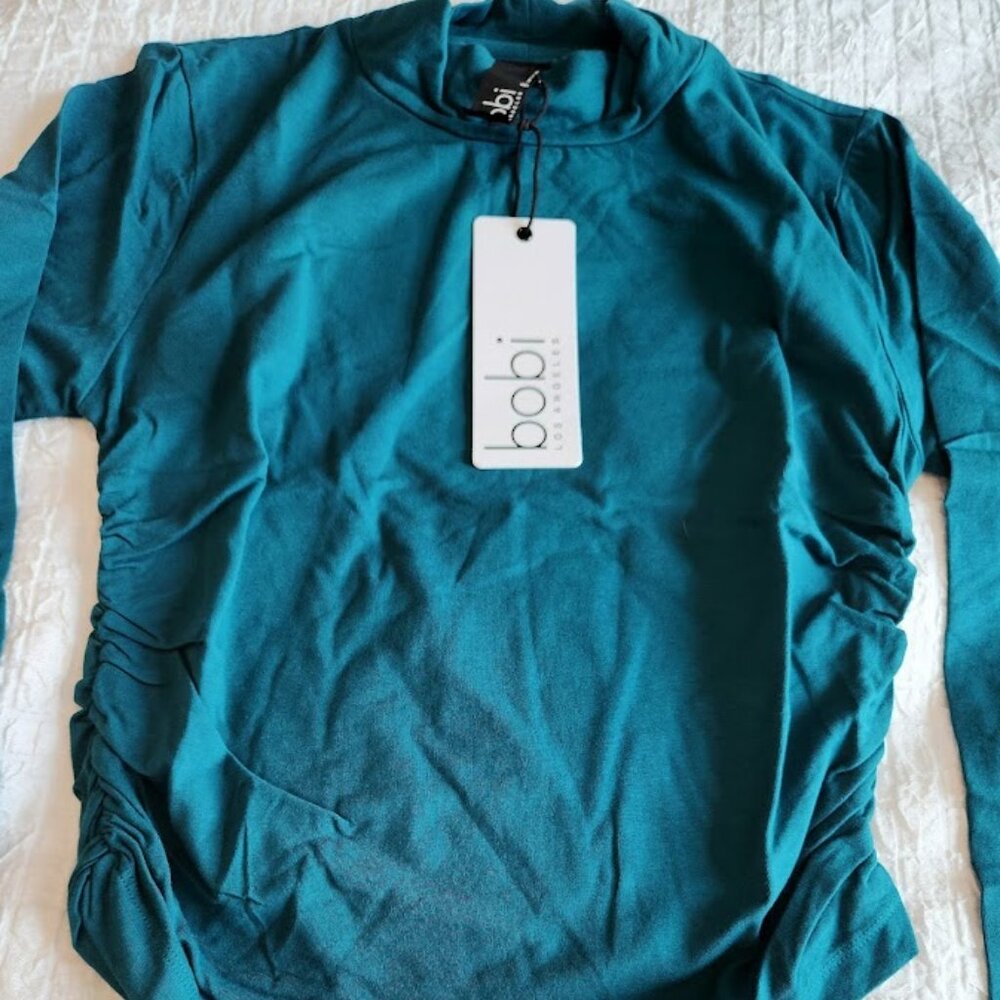bobi Las Angeles Teal Top Size M NWT